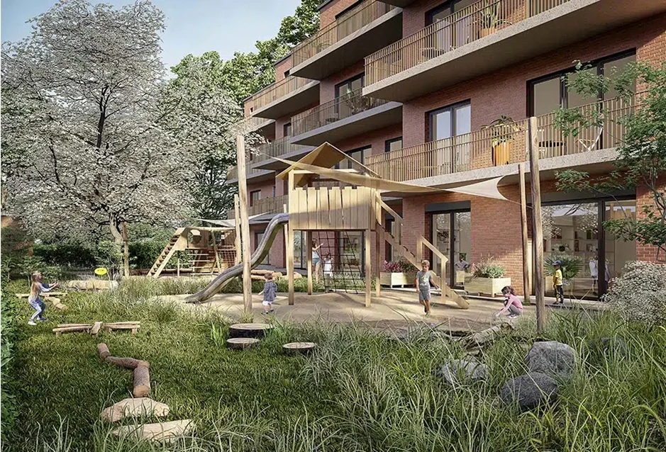 Außenansicht Kita Lohbekpark